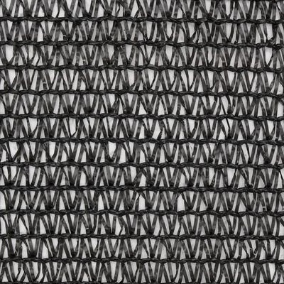 vidaXL Privacynet 1x50 m HDPE zwart