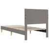 vidaXL Bedframe met hoofdeinde Taupe 80 x 200 cm Stof