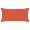 vidaXL Zonnezeil 160 g/m&sup2; 4x7 m HDPE terracottakleurig