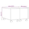 vidaXL Salontafel 60x60x38 cm bewerkt hout oud houtkleurig