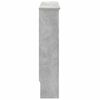 vidaXL Radiatorafdekking Beton Grijs 78 x 19 x 81,5 cm Bewerkt hout