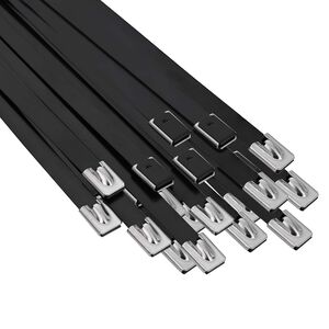 vidaXL Kabelbinders 25 st 7,9 x 800 mm Zwart