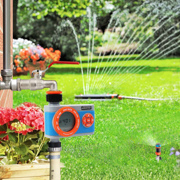 GR&Uuml;NTEK Watertimer digitaal met weergavescherm