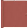 vidaXL Balkon Scherm Terracotta 110 x 400 cm Oxford Stof