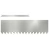vidaXL Tuinrand 10 pcs Zilver 100 x 0.05 x 20 cm Gegalvaniseerd staal