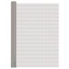 vidaXL Gaas Scherm 120 x 500 cm 8 Mesh RVS 201 Zilverkleurig