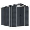 vidaXL Tuinschuur 191x215x198 cm gegalvaniseerd staal antracietkleurig
