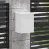 vidaXL Pakket inwerp box met opslag Wit 47,5 x 38 x 59 cm Staal