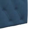 vidaXL Hangend Hoofdeinde Wandgemonteerd Blauw 130 x 55 x 7 cm Stof