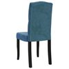 vidaXL Eetkamerstoelen 6 st fluweel blauw