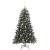 vidaXL Kunstkerstboom met 150 LED Groen 150 cm PVC en Plastic en Staal
