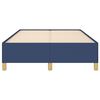 vidaXL Bedframe zonder matras 120x190 cm stof blauw