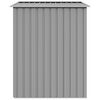 vidaXL Tuinschuur 205x129x183 cm gegalvaniseerd staal grijs