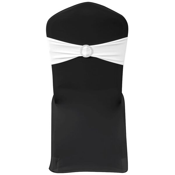 Decoratief stoellint met een diamant 25 stuks (wit)