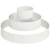 vidaXL Plantenbak Wit 120 x 120 x 20 cm Koudgewalst staal