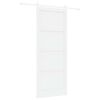vidaXL Schuifdeur ORKDAL 93 x 232 cm Bewerkt hout Wit