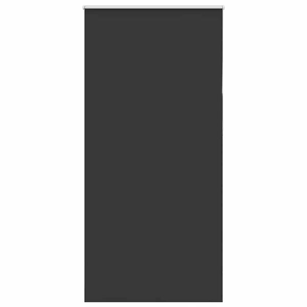 vidaXL Rolgordijn verduisterend 105x230 cm stofbreedte 100,7 cm zwart