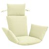 vidaXL Adirondack Kussen PUTTEN 100% Polyester Cr&egrave;mekleurig