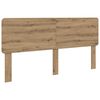 vidaXL Hoofdbord Artisan Eiken Bewerkt hout