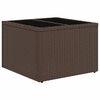vidaXL 5-delige Loungeset met kussens poly rattan bruin