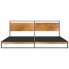 vidaXL Bedframe metaal 200x200 cm