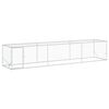 vidaXL Kippenren zilver 500 x 100 x 100 cm Gegalvaniseerd staal