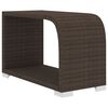 vidaXL 8-delige Loungeset met kussens poly rattan bruin