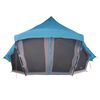 vidaXL Familie Tipi Tent met dak Blauw en Grijs 508 x 470 x 300 cm