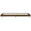 vidaXL Bedframe zonder matras bewerkt hout bruin eikenkleur 75x190 cm