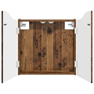 vidaXL Dartbord Kabinet Oud hout 56 x 12 x 63 cm Bewerkt hout