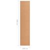vidaXL Tapijtloper 100x500 cm BCF beige