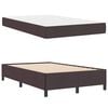 vidaXL Boxspringbed Donkerbruin 120 x 200 cm Stof