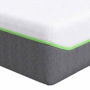 vidaXL Matras Wit en Grijs 70 x 200 cm Jacquard stof