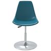 vidaXL Eetkamerstoelen draaibaar 2 st PP turquoise