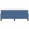 vidaXL Bedframe met matras Blauw 140 x 190 cm Stof