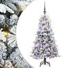 vidaXL Kunstmatige Inklapbare Kerstboom Groen 120 cm PE en PVC