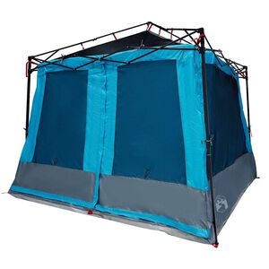 vidaXL Binnentent 6-persoons Blauw taft