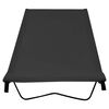 vidaXL Campingbedden 2 st 180x60x19 cm oxford stof en staal zwart