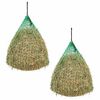 vidaXL Hooinetten rond 2 stuks 0,75x0,5 m PP