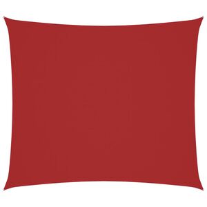 vidaXL Schaduwdoek rechthoekig 2x2,5 m oxford stof rood
