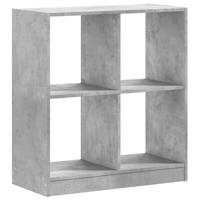 vidaXL Boekenkast 68,5x32x75 cm bewerkt hout betongrijs