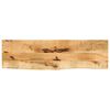 vidaXL Tafelblad met natuurlijke rand 120x40x2,5 cm massief mangohout