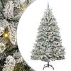 vidaXL Kunstkerstboom 270 cm 300 LED's Warmwit PVC en staal
