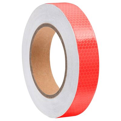 vidaXL Reflecterende tape 2,5 cm 20 m PVC rood online kopen | vidaXL.be
