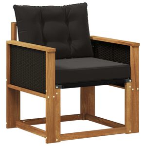 vidaXL Buiten Midden Sofa Massief Acaciahout Naturel