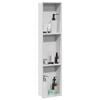 vidaXL Douche Niche Wit 90 x 20 x 9,5 cm Roestvrij staal