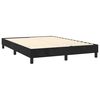 vidaXL Boxspring bed 140x200 cm fluweel zwart