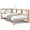 vidaXL Bed met boekenkast zonder matras massief grenenhout 100x200 cm
