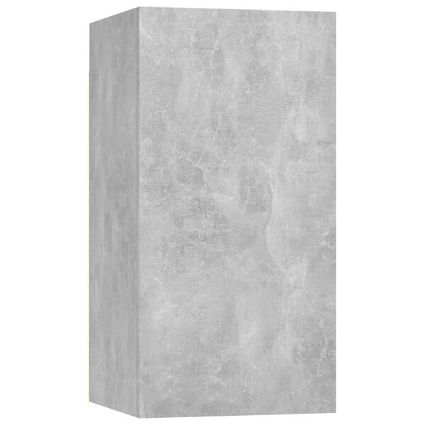 vidaXL Tv-meubelen 7 st 30,5x30x60 cm bewerkt hout betongrijs