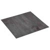 vidaXL Zelfklevende Vloerplanken Donkerbruin en Zwart 30,5 x 30,5 cm